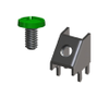 45 Deg Screw Terminal w/ Screw-Green - 8189-6 - Keystone Electronics Corp.