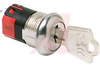 Switch, Keylock; DP; 250VAC; 2A; Keypull POS 1; Solder lug -- 70128603