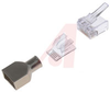 Modular Plug, 8 Position, Stranded Wire, CAT 6, Shielded; kit - 70088127 - Allied Electronics, Inc.