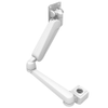Monitor Mount, Height Adjusting, Double Arm, With VESA Mounting Plate, Pole Mount, Aluminum Alloy, Powder Coat, White - AV-D32-79W161-76 - Southco