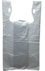 HDPE White T-Shirt Bags - 50009 - U.S. Plastic Corporation
