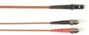 7m (23.0ft) STMTRJ BN OS2 SM Fiber Patch Cable INDR Zip OFNP - FOCMPSM-007M-STMT-BR - Black Box