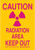 Radiation & Laser Sign - 124231 - Brady Corporation