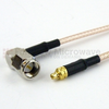RA SMA Male to MMCX Plug Cable RG316 Coax in 72 Inch - FMC0409316-72 - Fairview Microwave Inc.