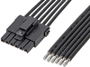 Cable, 6P Ultra-Fit Rcpt-Free End, 23.6; Connector To Connector Molex - 36AJ2874 - Newark, An Avnet Company