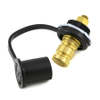 Cole Hersee 46210-03 Jumper Terminal, Black Cap (Negative), 6-36VDC - 36661 - Waytek, Inc.