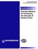 STANDARD METHOD FOR EVALUATING THE STRENGTH OF BRAZED JOINTS - C3.2M/C3.2:2019 - American Welding Society (AWS)