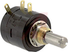 Pot;Hybrid;Rest 10 Kilohms;Panel;5 Turns;Pwr-Rtg 1W;Shaft Dia 0.25in - 70089265 - Allied Electronics, Inc.