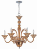 EL-10020AMB Mid. Chandeliers-Candle - 662468 - Capital Lighting, Inc.