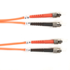 5m (16.4ft) STST YL OS2 SM Fiber Patch Cable INDR Zip OFNR - FOSM-005M-STST - Black Box