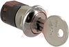 Switch, Keylock; SP; 250VAC; 2A; Keypull POS 1,2; Solder lug - 70128595 - Allied Electronics, Inc.