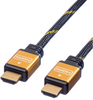 Cable, Hdmi Plug-Hdmi Plug, Blk/gold, 5M; Connector To Connector Roline - 58AC5055 - Newark, An Avnet Company