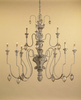 9347 Large Chandeliers-Candle - 432321 - Capital Lighting, Inc.