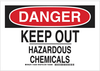 Chemical & Hazardous Material Sign - 126290 - Brady Corporation