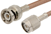 TNC Male to BNC Male Cable 24 Inch Length Using PE-P195 Coax - PE37478-24 - Pasternack