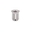 E-Z Press™ Threaded Insert for Plastic - Flanged - 303 Stainless - 8-32 -- 260-008-CR - Image