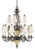 F2209/8+4FG Large Chandeliers-Candle - 373565 - Capital Lighting, Inc.