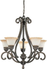 60-2902 Mid. Chandeliers-Glass Up - 403409 - Capital Lighting, Inc.