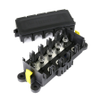 Littelfuse 0FHZ0001Z FHZ Series ZCASE® Fuse Holder, 5-Stud Assembly with Bolts & Busbar, 400A, 80VDC - 45547 - Waytek, Inc.