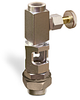 Straight Heavy Duty Sight Feed Valve, 3/8” Female NPT Inlet, 3/8” Female NPT Outlet, 1”-14 Remote Mounting Thread, Handwheel - B749-8 - Oil-Rite Corp.