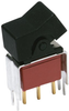 Rocker Switch, Spdt, 0.4Va, 20V, Black; Illumination C&k Components - 82AC2840 - Newark, An Avnet Company
