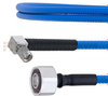 Low PIM 4.1/9.5 Mini DIN Male to RA SMA Male Plenum Cable SPP-250-LLPL Coax in 150 cm and RoHS with LF Solder - FMCA1820-150CM - Fairview Microwave Inc.