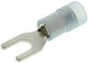 Terminal, Spade/fork, #6, Crimp, Blue; Product Range Hoffman Products - 44F098 - Newark, An Avnet Company