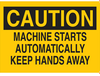 Machine & Operational Sign - 22919 - Brady Corporation