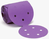 3M Cubitron II 732U Coated Ceramic Aluminum Oxide Disc Roll Very Fine Grade 150 Grit - 5 in Diameter - 5 Vacuum Holes - 87064 -- 051125-87064 - Image