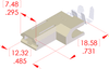 Right Angle Female Disconnect Terminal - 33060 - ETCO Incorporated