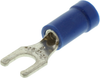 Terminal, Spade/fork, #8, Crimp, Blue; Product Range Abb Thomas & Betts - 33F1335 - Newark, An Avnet Company