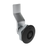 Quarter-Turn Cam Latch, 7 mm Square Recess, 24mm  Grip, Sealed, Zinc Alloy, Powder Coat, Black - E5-1-045-131 - Southco