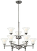 4048BN Mid. Chandeliers-Glass Up - 685667 - Capital Lighting, Inc.