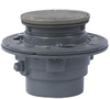 Floor Drain with Round Hinged Solid Cover - FD-100-VD - Watts