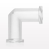 Elbow Connector, Both Ports Female Luer Locks, Natural - 61752 - Qosina Corp.