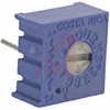 Trimmer;Cermet;Rest 2 Kilohms;PCB;1 Turn;Pwr-Rtg 0.5W - 70154075 - Allied Electronics, Inc.
