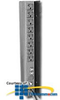 Chatsworth Products Vertical Mount Power Strip -- 12819 - Image