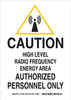 Radiation & Laser Sign - 124185 - Brady Corporation