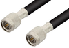 75 Ohm TNC Male to 75 Ohm TNC Male Cable 60 Inch Length Using 75 Ohm RG6 Coax - PE35348-60 - Pasternack