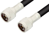N Male to N Male Cable 24 Inch Length Using RG8 Coax, RoHS - PE3570LF-24 - Pasternack