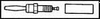 Banana Plug, 15A, Solderless, Red; Gender Mueller Electric - 93F9715 - Newark, An Avnet Company