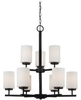 31162BLE-839 Mid. Chandeliers-Glass Up - 361434 - Capital Lighting, Inc.