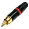 Neutrik NYS373 RCA Male Cable End Gold Red ID - NEUNYS373RED - HAVE, Inc.