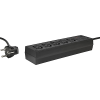 Distribution Unit with 1 IEC Appliance Inlet C14 or Power Cord, 4, 5 or 6 IEC Appliance Outlets F and Extra Components - 4740 - SCHURTER Inc
