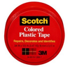 3M Scotch 190RD Red Colored Plastic Tape - 3/4 in Width x 125 in Length - 00007 - 021200-00007 - R. S. Hughes Company, Inc.