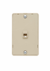 Modular Wall Mount Telephone Jack for Hanging Phones -- WMTE14I