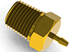 Precision Metal Orifices - Adapter, Barb x NPT Thread -- BT-10-BR - Image
