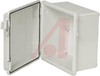 Enclosure; ABS/PC Blended Plastic; Polyurethane Gasket; Light Gray; NEMA1,2,4,4X - 70148558 - Allied Electronics, Inc.