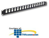 ICC Blank Patch Panel - 16 Port/1 RMS -- IC107PP016