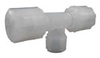 Compression Branch Tee, PFA, 1/2